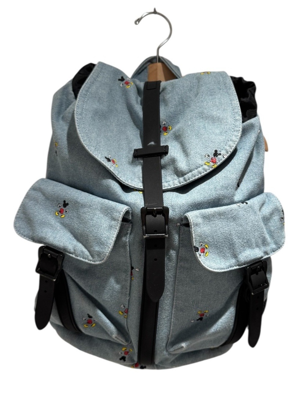 DISNEY x HERSCHEL denim Mickey Mouse backpack